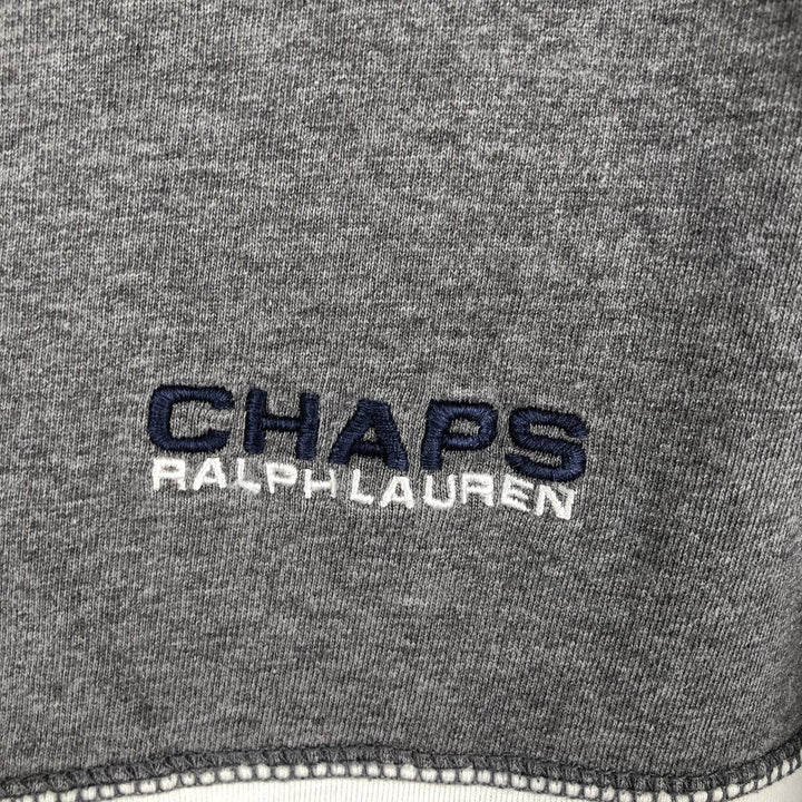 Ralph Lauren CHAPS Long-Sleeve T-Shirt (Men's Size M) cotton gray type Vintage Second Hand