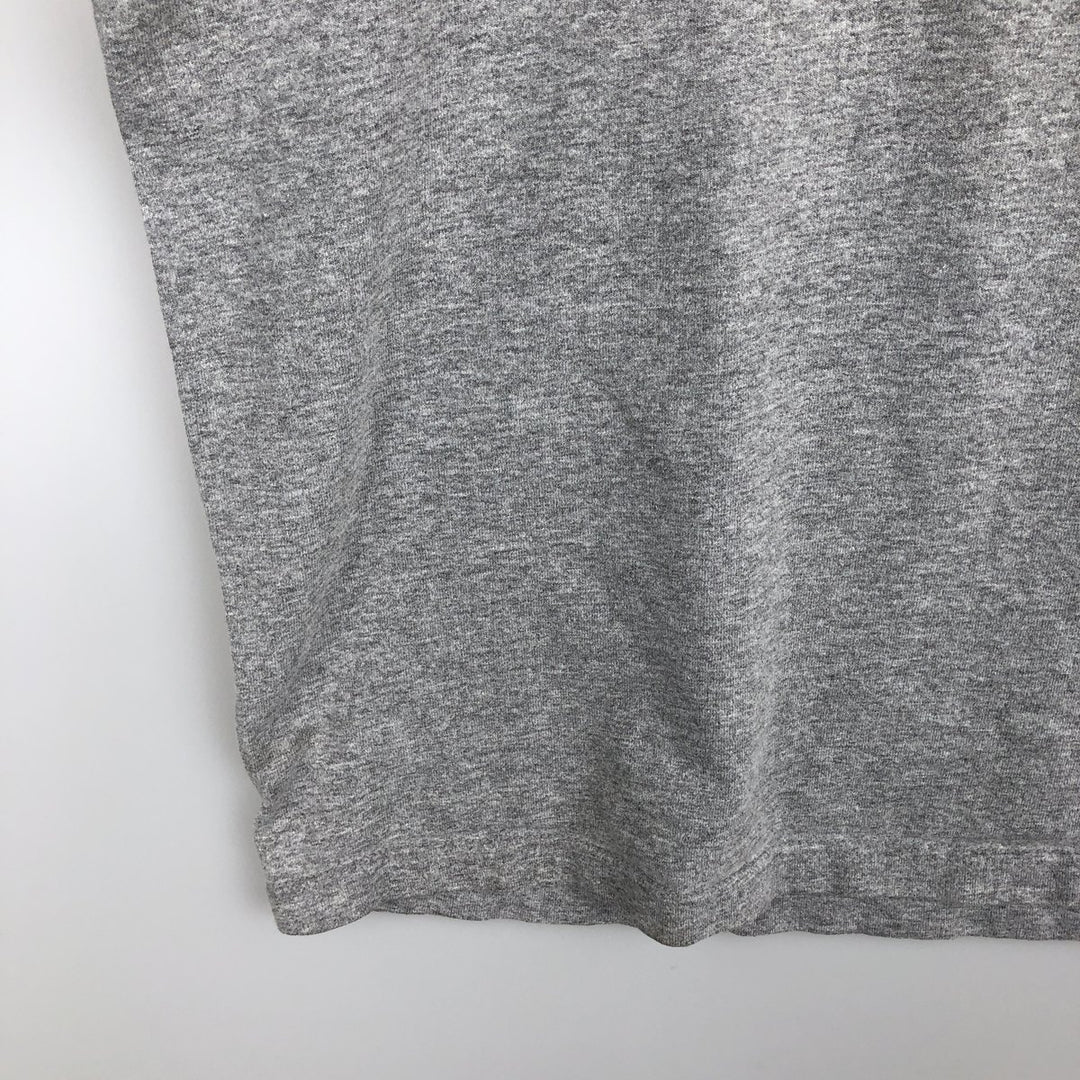 90'S Jansport College Long-Sleeve T-Shirt, Made in USA, Men's XL equivalent. cotton gray type Vintage Second Hand