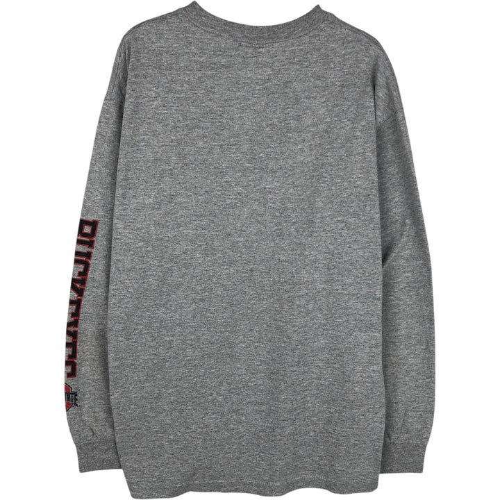 ALSTYLE OHIO STATE College Long-Sleeve T-Shirt (Men's Size L) cotton gray type Vintage Second Hand
