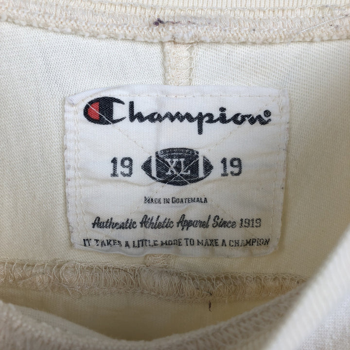Champion Cornell College Football T-Shirt, Men's Size XL cotton unbleached Vintage Second Hand