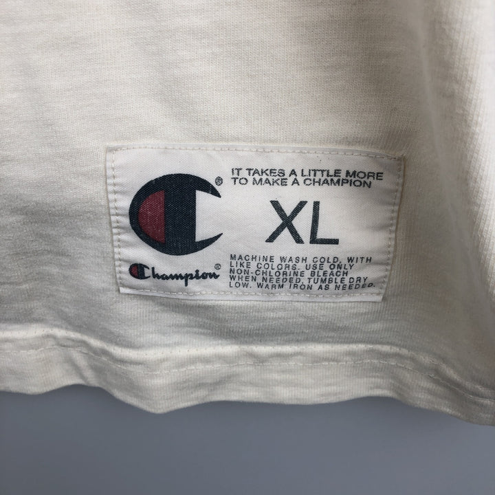 Champion Cornell College Football T-Shirt, Men's Size XL cotton unbleached Vintage Second Hand