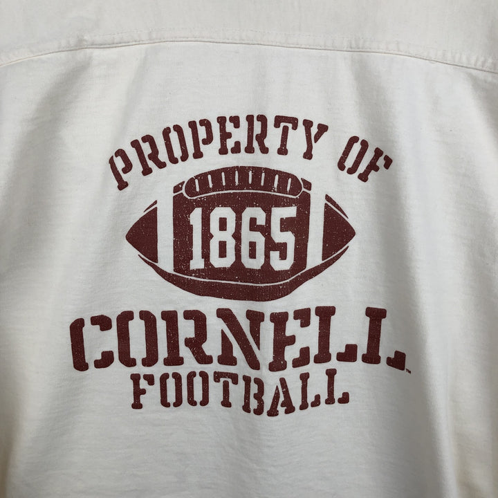 Champion Cornell College Football T-Shirt, Men's Size XL cotton unbleached Vintage Second Hand