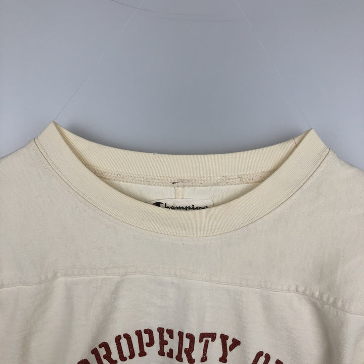 Champion Cornell College Football T-Shirt, Men's Size XL cotton unbleached Vintage Second Hand