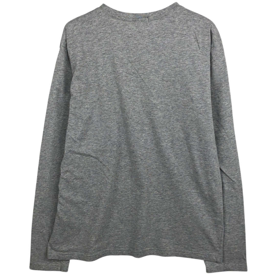 Ralph Lauren POLO by Ralph Lauren long-sleeved T-shirt, men's size M cotton gray type Vintage Second Hand