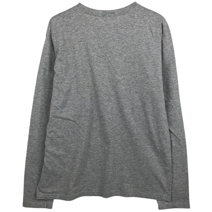 Ralph Lauren POLO by Ralph Lauren long-sleeved T-shirt, men's size M cotton gray type Vintage Second Hand