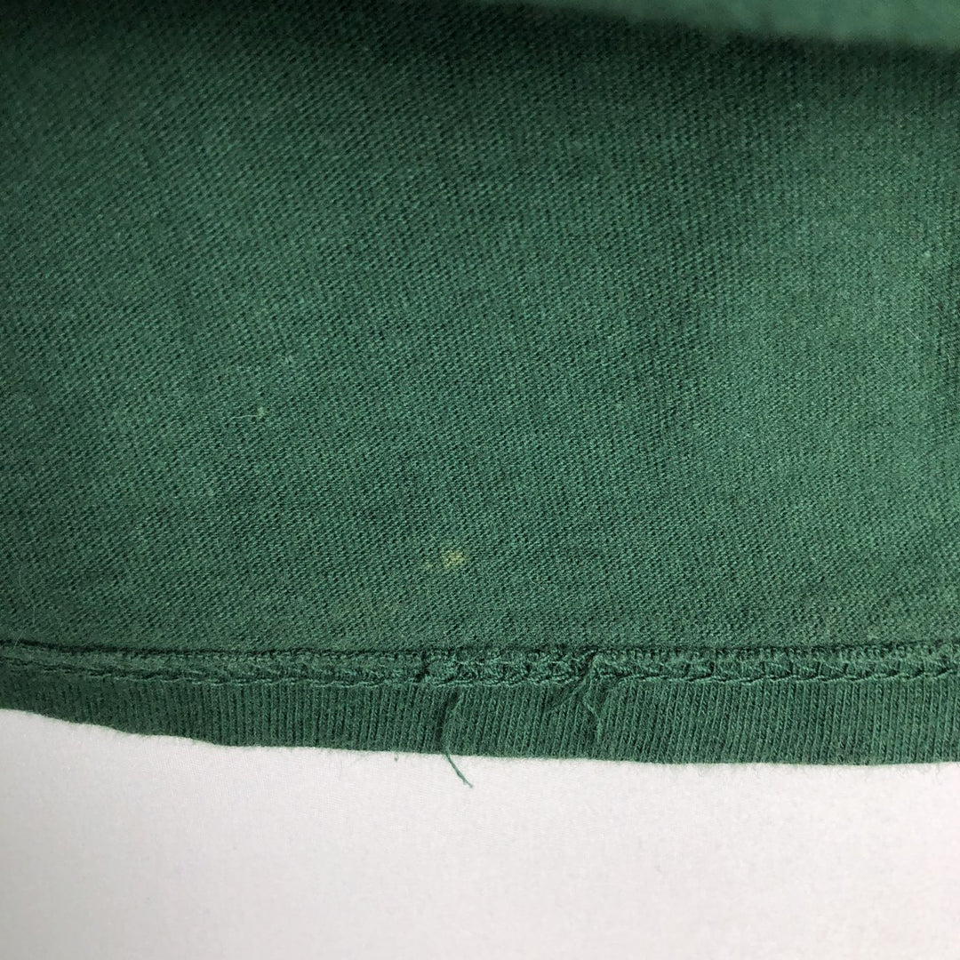 90'S Eddie Bauer Long-Sleeve T-Shirt, Made in USA, Men's Size L (Equivalent), Vintage cotton Green type dark green Vintage Second Hand