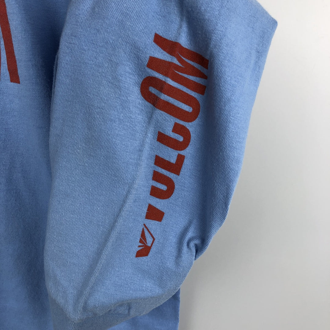 Volcom Long-Sleeve T-Shirt (Men's Size L) cotton Blue type light blue Vintage Second Hand