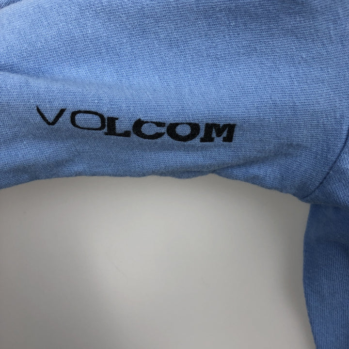 Volcom Long-Sleeve T-Shirt (Men's Size L) cotton Blue type light blue Vintage Second Hand