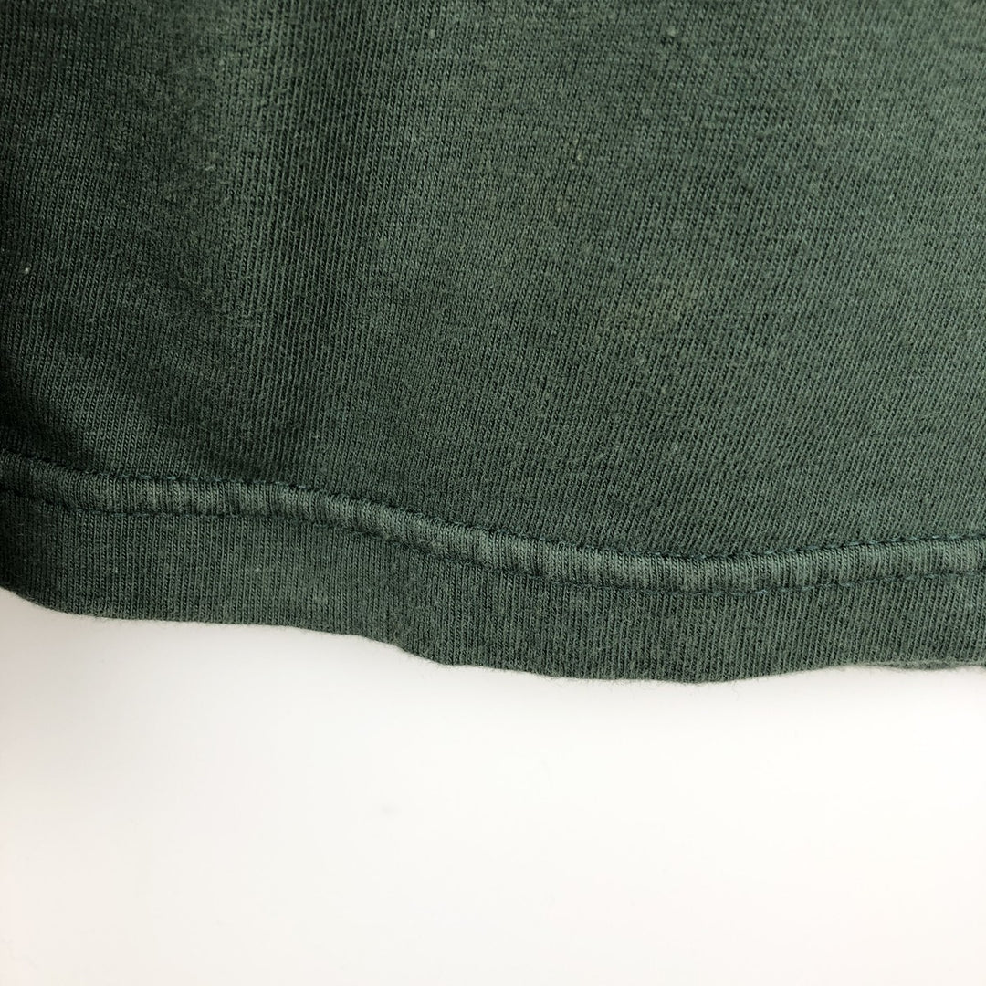 Champion Authentic Athletic Apparel Notre Dame University College Long-Sleeve T-Shirt (Men's Size L) - 2000s cotton Green type dark green Vintage Second Hand