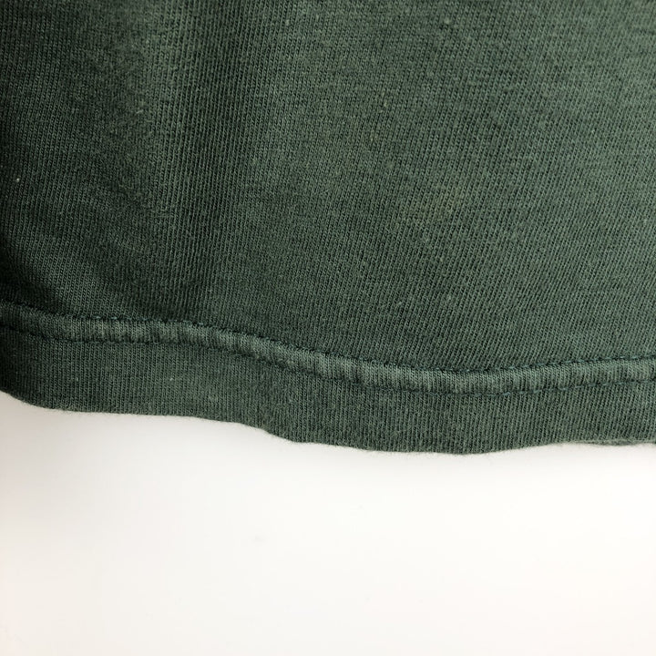 Champion Authentic Athletic Apparel Notre Dame University College Long-Sleeve T-Shirt (Men's Size L) - 2000s cotton Green type dark green Vintage Second Hand