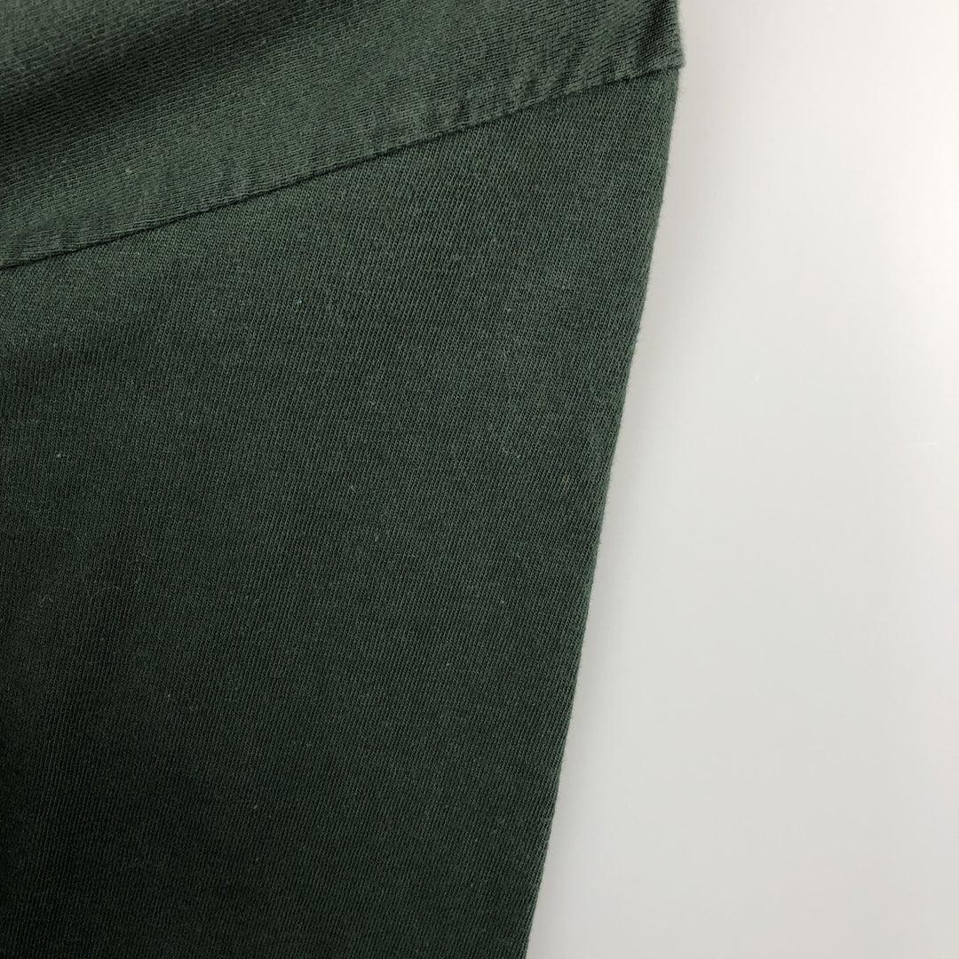 Champion Authentic Athletic Apparel Notre Dame University College Long-Sleeve T-Shirt (Men's Size L) - 2000s cotton Green type dark green Vintage Second Hand