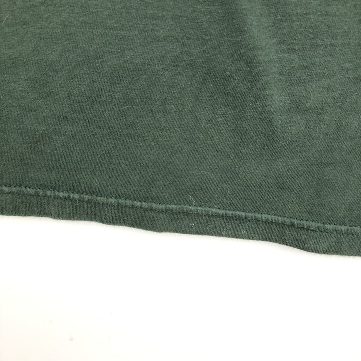 Champion Authentic Athletic Apparel Notre Dame University College Long-Sleeve T-Shirt (Men's Size L) - 2000s cotton Green type dark green Vintage Second Hand