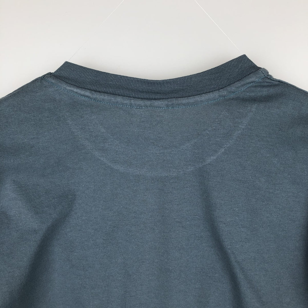 EZ GEAR Long-Sleeve T-Shirt, Made in USA, Men's XL Equivalent cotton Khaki type Vintage Second Hand