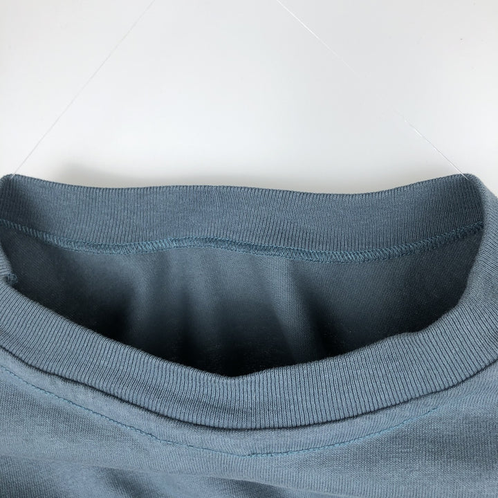 EZ GEAR Long-Sleeve T-Shirt, Made in USA, Men's XL Equivalent cotton Khaki type Vintage Second Hand