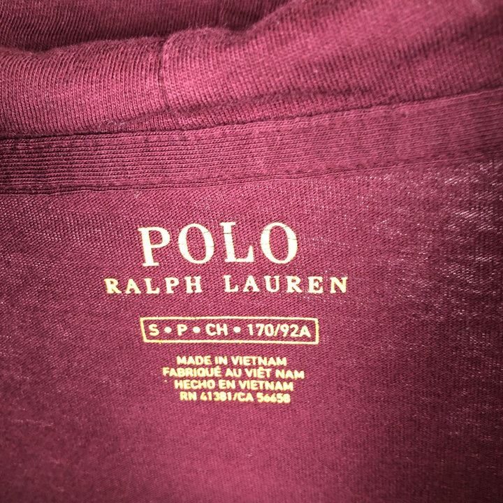 Ralph Lauren POLO RALPH LAUREN Long-Sleeve T-Shirt (Men's Size S) cotton Red type red-purple Vintage Second Hand