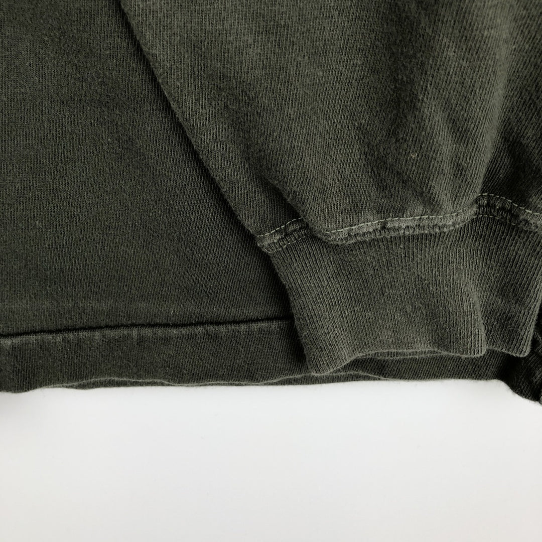 90'S Dockers Levi's High Neck Long-Sleeve T-Shirt, Men's Size XL (Equivalent), Vintage cotton Khaki type Vintage Second Hand