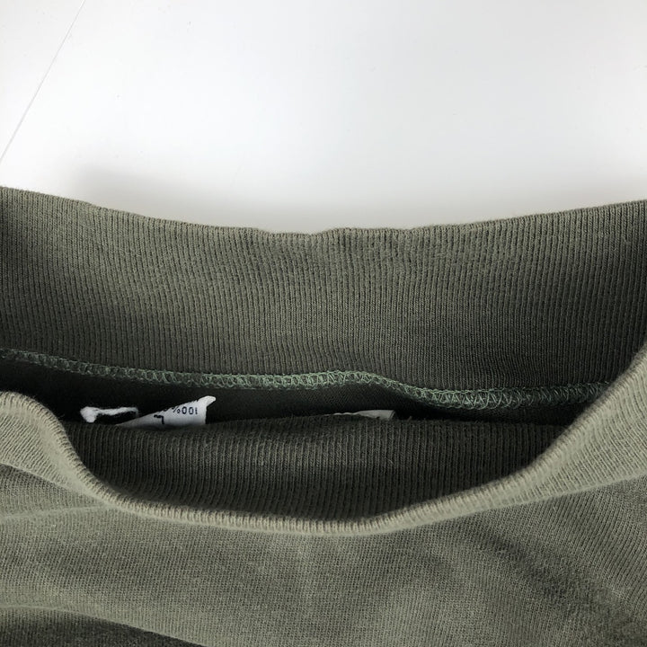 90'S Dockers Levi's High Neck Long-Sleeve T-Shirt, Men's Size XL (Equivalent), Vintage cotton Khaki type Vintage Second Hand