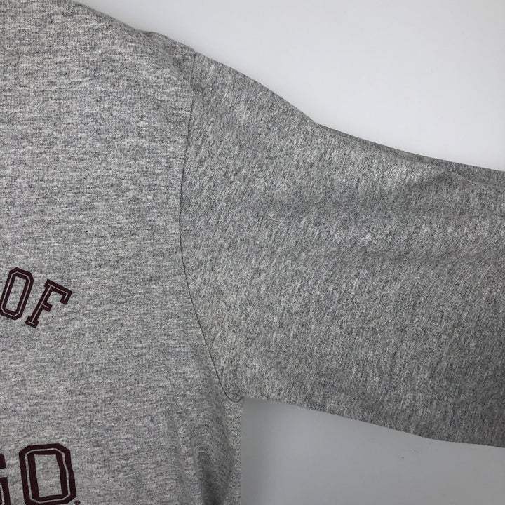 2000'S Champion Authentic Athletic Apparel College Long-Sleeve T-Shirt (Men's Size L) cotton black type Vintage Second Hand