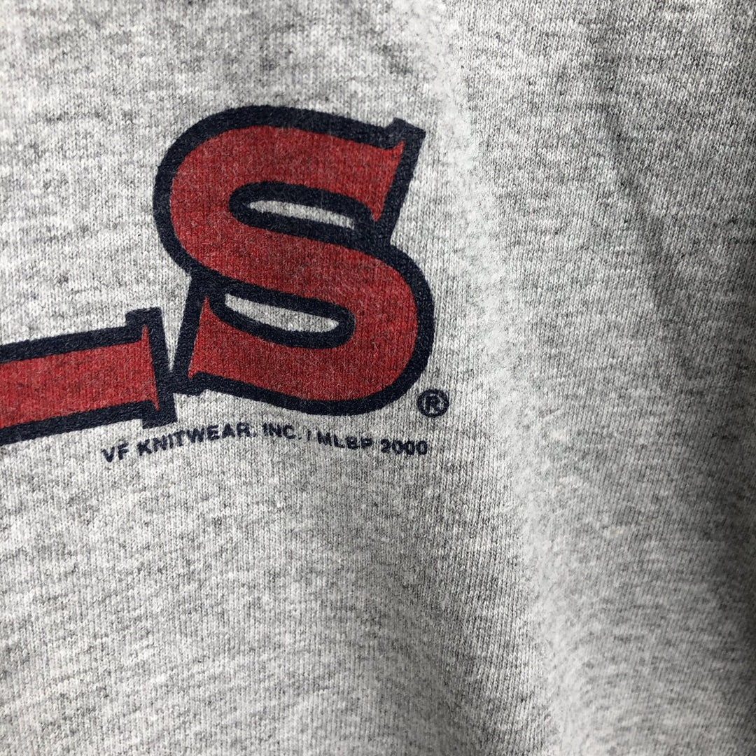 2000'S Lee MLB St. Louis Cardinals Long-Sleeve T-Shirt (Men's Size L) unclear gray type Vintage Second Hand