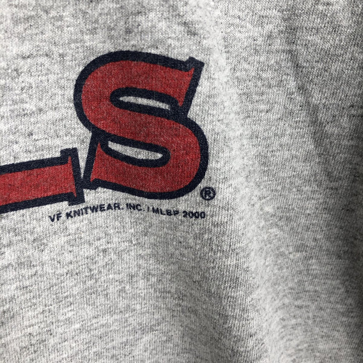 2000'S Lee MLB St. Louis Cardinals Long-Sleeve T-Shirt (Men's Size L) unclear gray type Vintage Second Hand