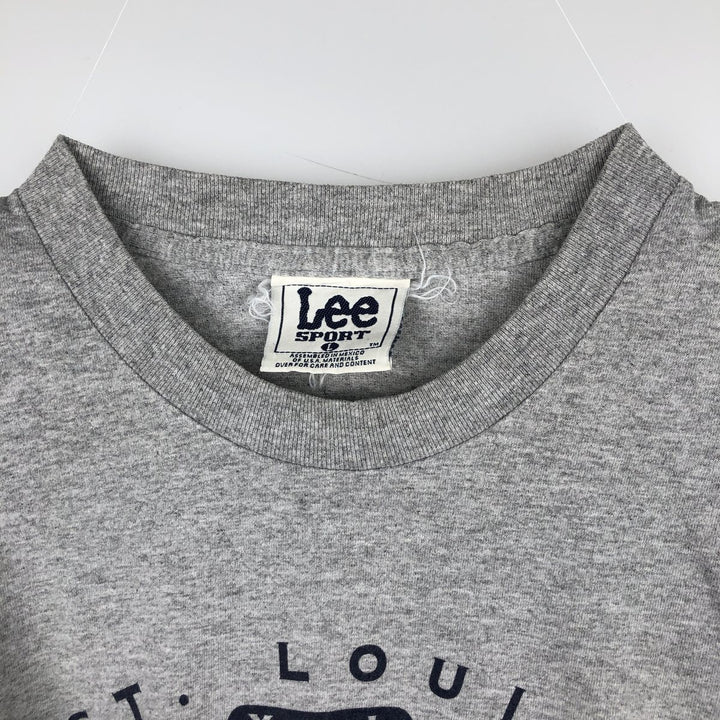 2000'S Lee MLB St. Louis Cardinals Long-Sleeve T-Shirt (Men's Size L) unclear gray type Vintage Second Hand