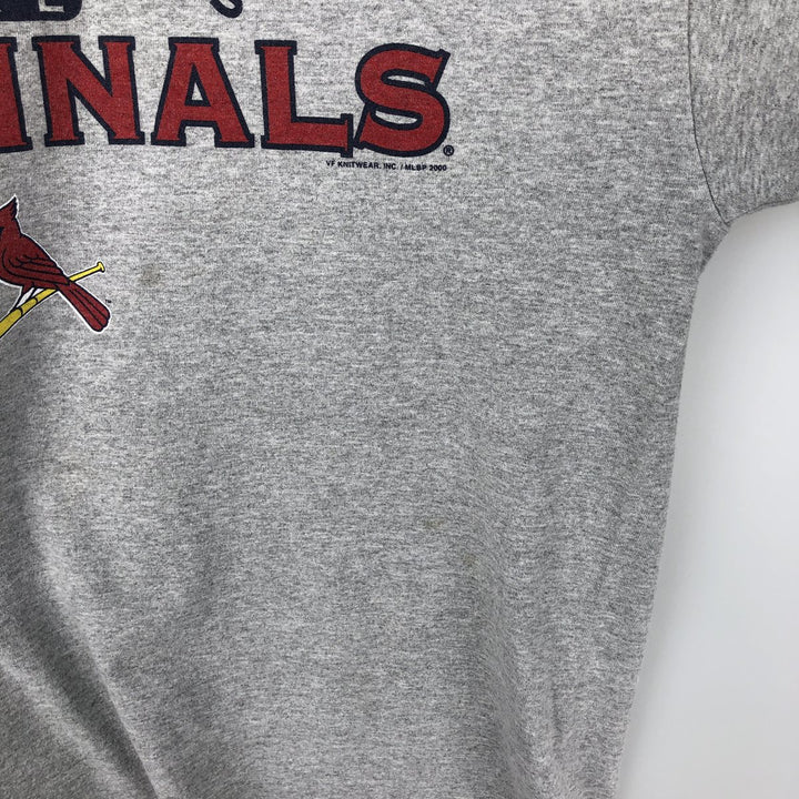 2000'S Lee MLB St. Louis Cardinals Long-Sleeve T-Shirt (Men's Size L) unclear gray type Vintage Second Hand