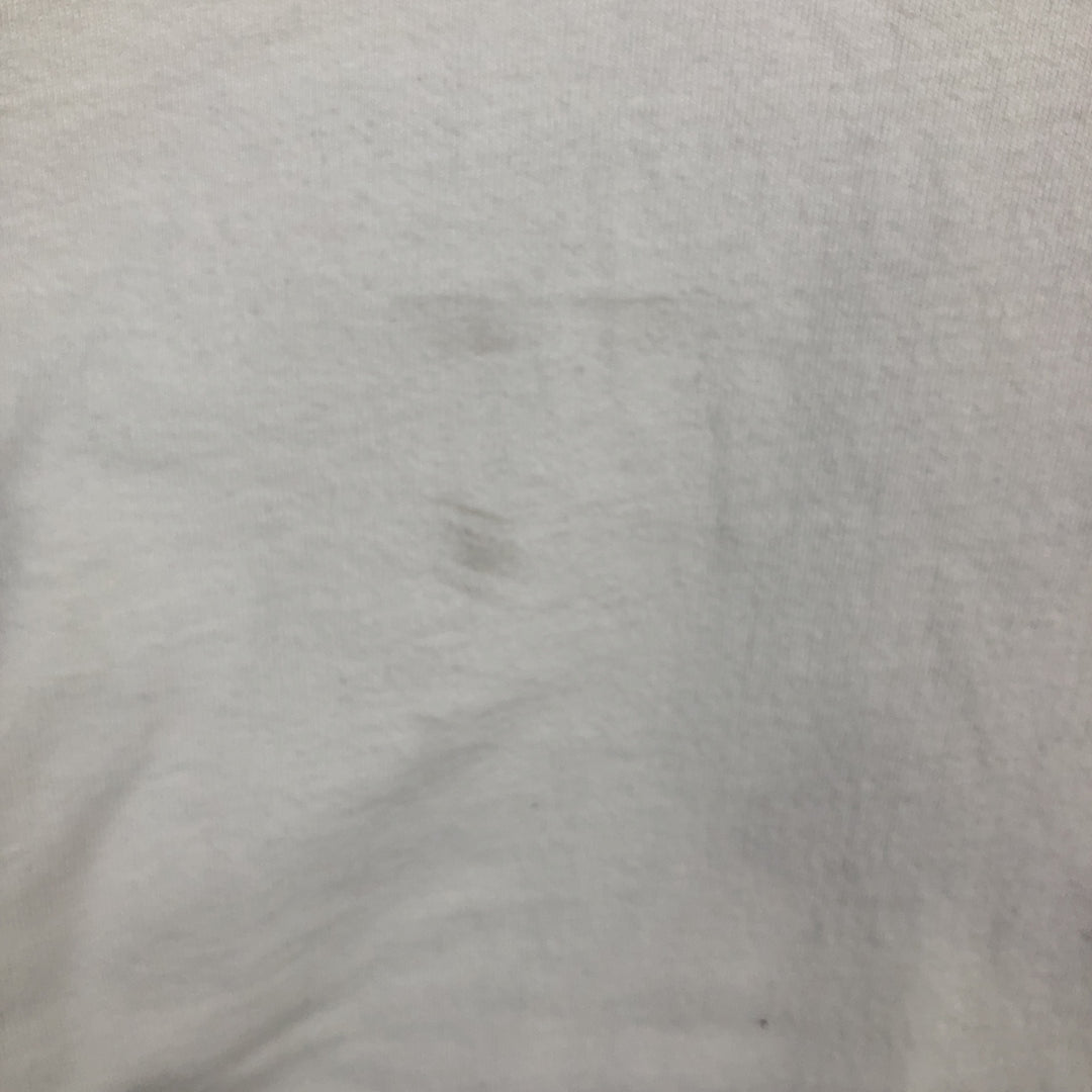OCEAN ATHLETE Long-Sleeve T-Shirt, Made in USA, Men's Size XL (approx.) unclear white type Vintage Second Hand