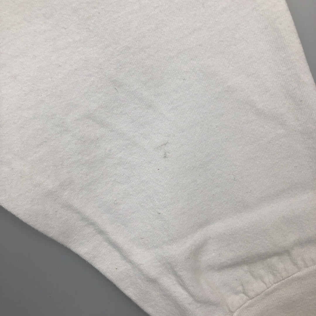 OCEAN ATHLETE Long-Sleeve T-Shirt, Made in USA, Men's Size XL (approx.) unclear white type Vintage Second Hand