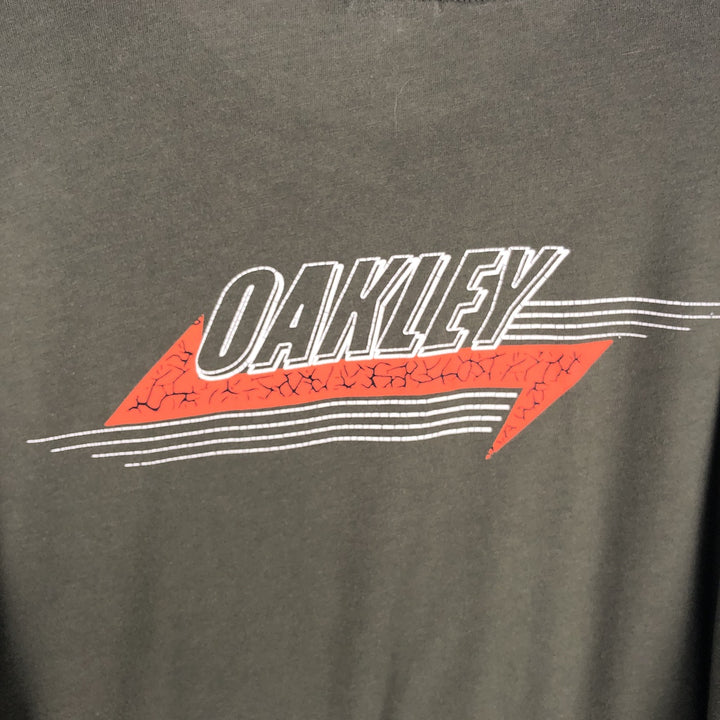 Oakley Regular Fit Long-Sleeve T-Shirt (Men's XXL equivalent) unclear green type Vintage Second Hand