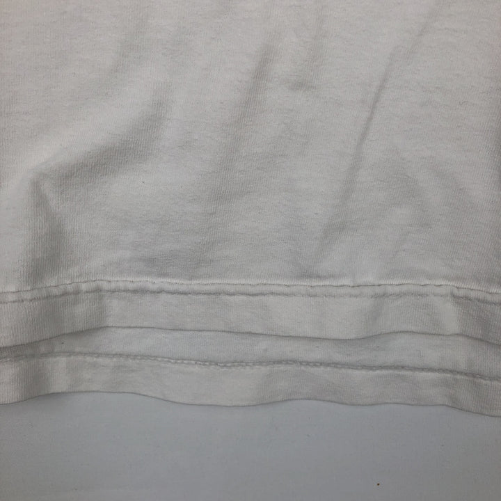 Harley-Davidson Fire Pattern Long T-Shirt, Men's XL Size cotton white type Vintage Second Hand