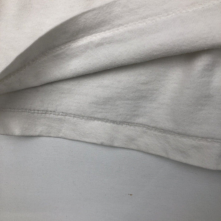 Harley-Davidson Fire Pattern Long T-Shirt, Men's XL Size cotton white type Vintage Second Hand
