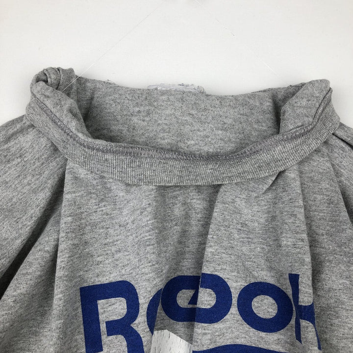 90s-00'S Reebok Long-Sleeve T-Shirt, Men's XXL equivalent, Vintage cotton gray type Vintage Second Hand