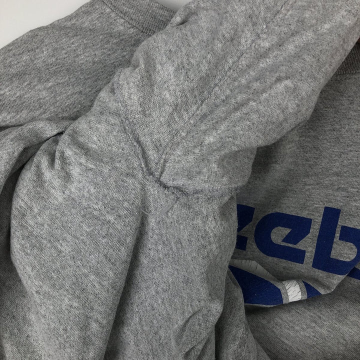 90s-00'S Reebok Long-Sleeve T-Shirt, Men's XXL equivalent, Vintage cotton gray type Vintage Second Hand