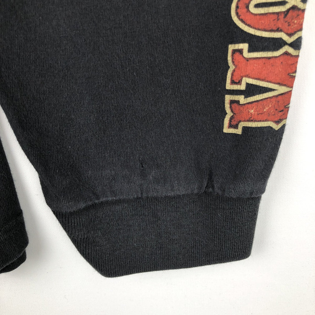 Harley-Davidson Pin-up Girl Motorcycle Long-Sleeve T-Shirt (Men's XXL equivalent) unclear black type Vintage Second Hand