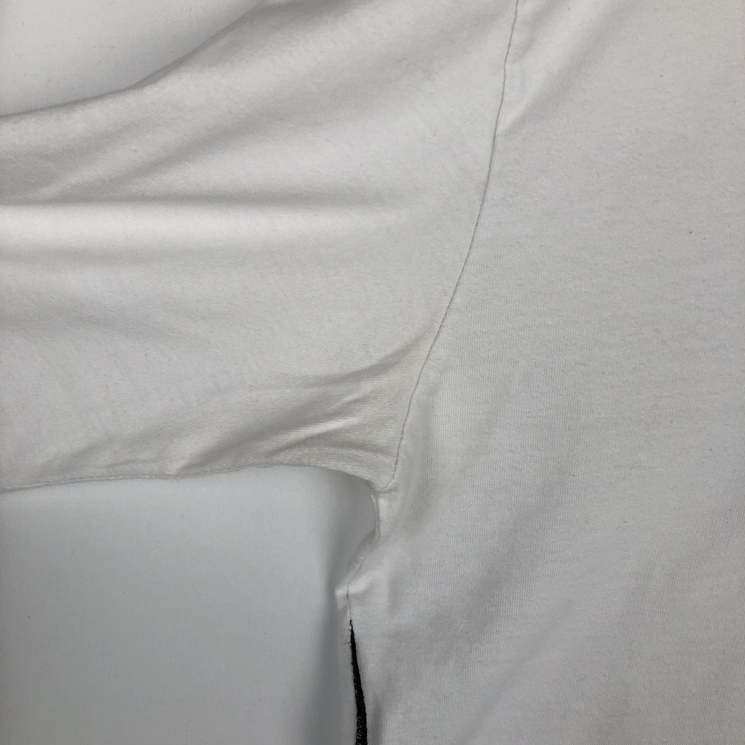 2000'S Harley-Davidson Motorcycle V-Neck Long-Sleeve T-Shirt (Men's XL equivalent) cotton white type Vintage Second Hand