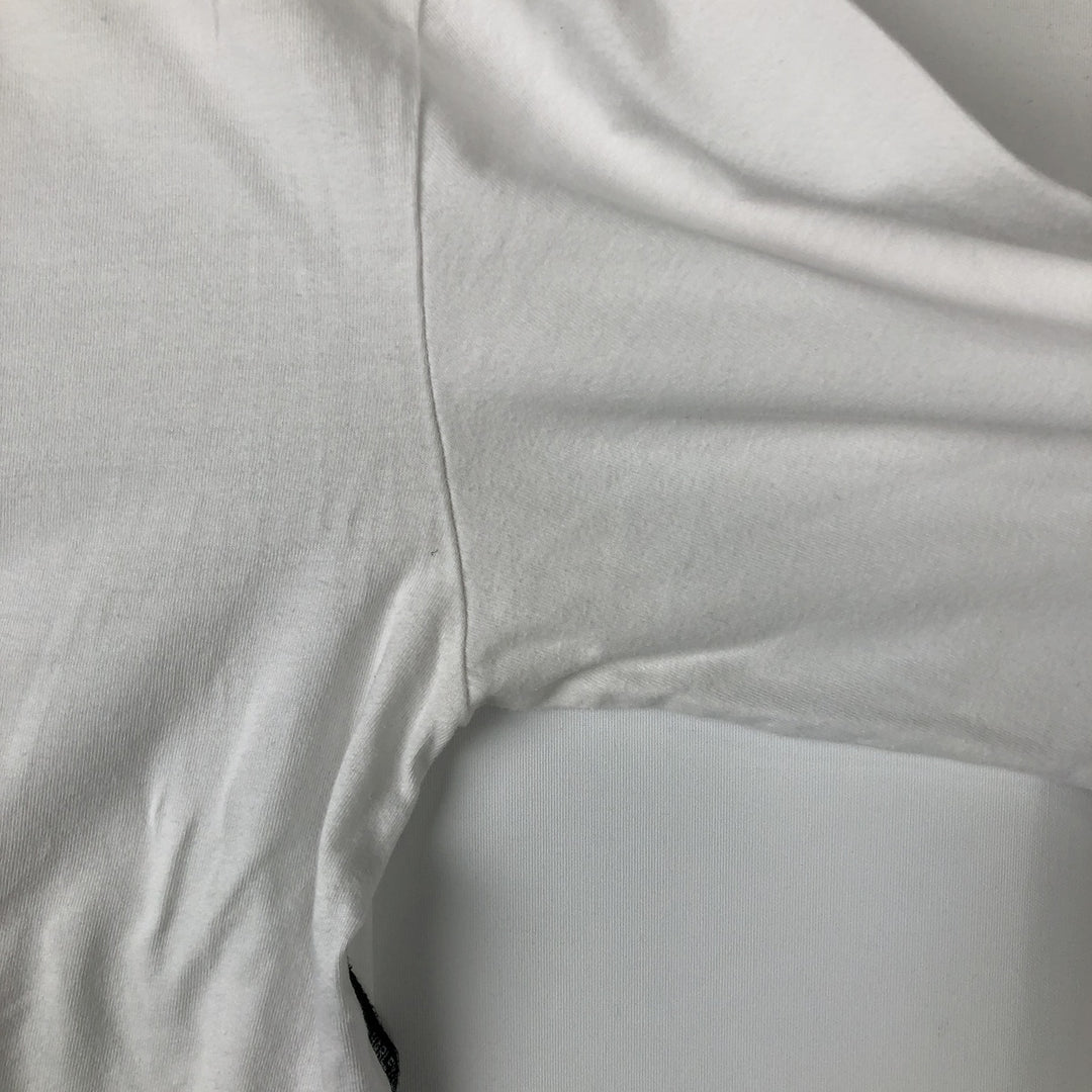 2000'S Harley-Davidson Motorcycle V-Neck Long-Sleeve T-Shirt (Men's XL equivalent) cotton white type Vintage Second Hand