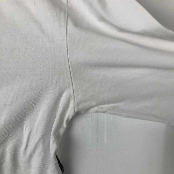 2000'S Harley-Davidson Motorcycle V-Neck Long-Sleeve T-Shirt (Men's XL equivalent) cotton white type Vintage Second Hand