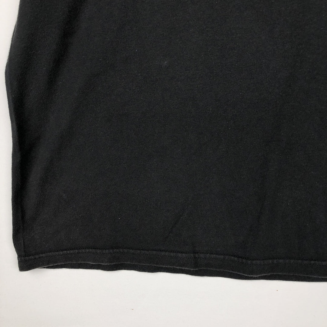 Harley-Davidson Skull Pattern Long T-shirt, Men's XL size cotton black type Vintage Second Hand