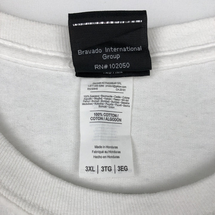Big size Harley-Davidson long T-shirt, men's XXXL equivalent cotton white type Vintage Second Hand
