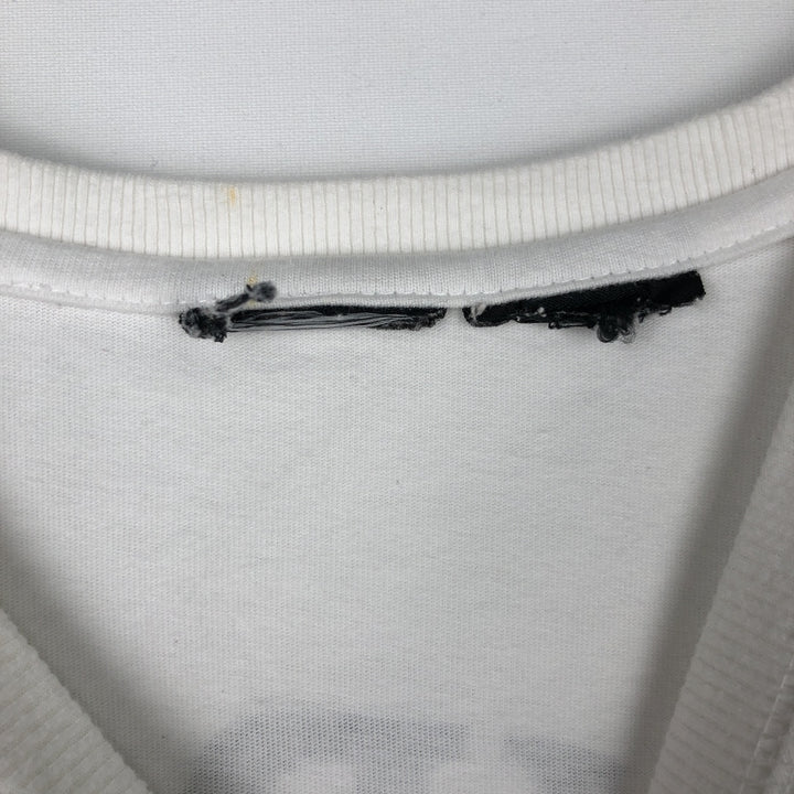 Harley-Davidson Skull Pattern Long-Sleeve T-Shirt (Men's XL equivalent) unclear white type Vintage Second Hand