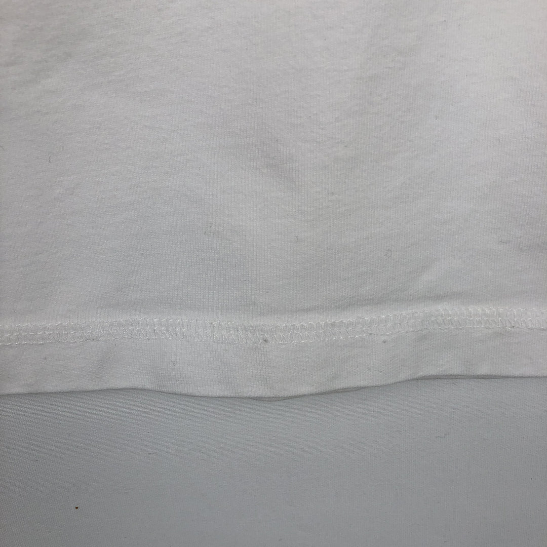Harley-Davidson Skull Pattern Long-Sleeve T-Shirt (Men's XL equivalent) unclear white type Vintage Second Hand