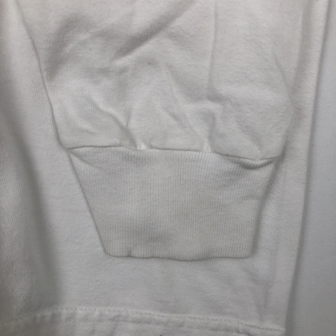 90'S Harley-Davidson Motorcycle Long-Sleeve T-Shirt, Made in USA, Men's XL (approx.), Vintage cotton white type Vintage Second Hand