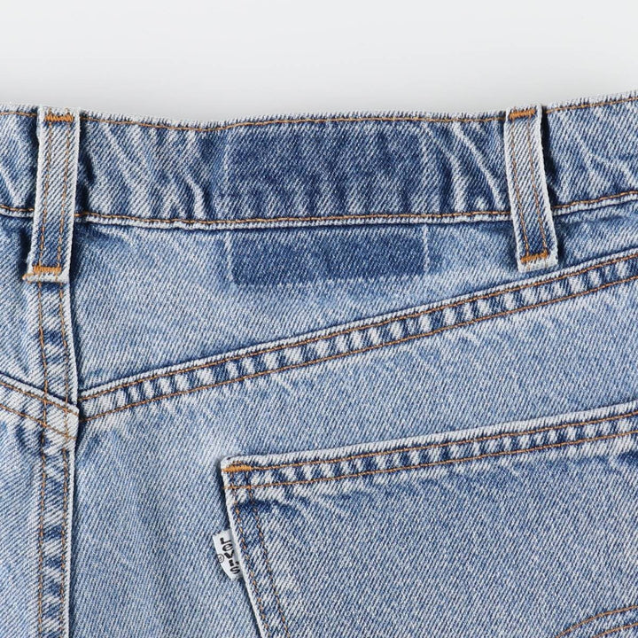 90'S Levi's 550 Relaxed Fit 36550-0214 Denim Shorts, Made in USA, Men's W35 (approx.) cotton blue type Vintage Second Hand