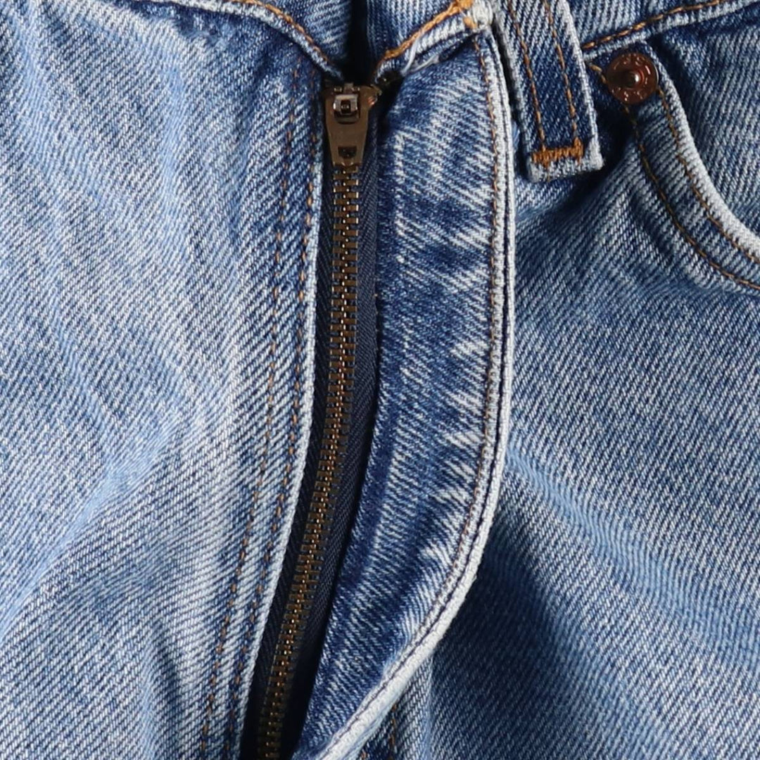 90'S Levi's 550 Relaxed Fit 36550-0214 Denim Shorts, Made in USA, Men's W35 (approx.) cotton blue type Vintage Second Hand