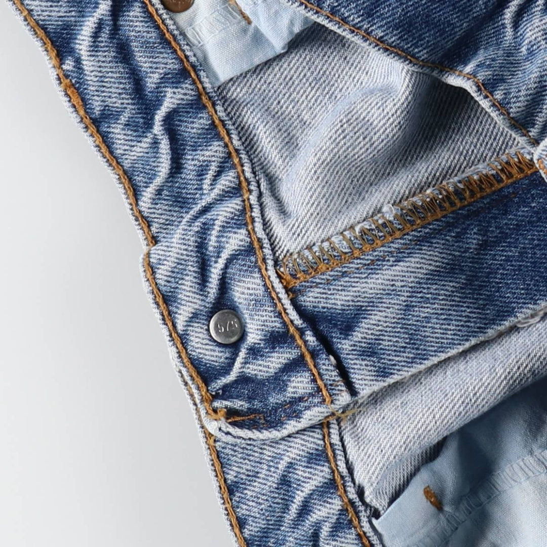 90'S Levi's 550 Relaxed Fit 36550-0214 Denim Shorts, Made in USA, Men's W35 (approx.) cotton blue type Vintage Second Hand