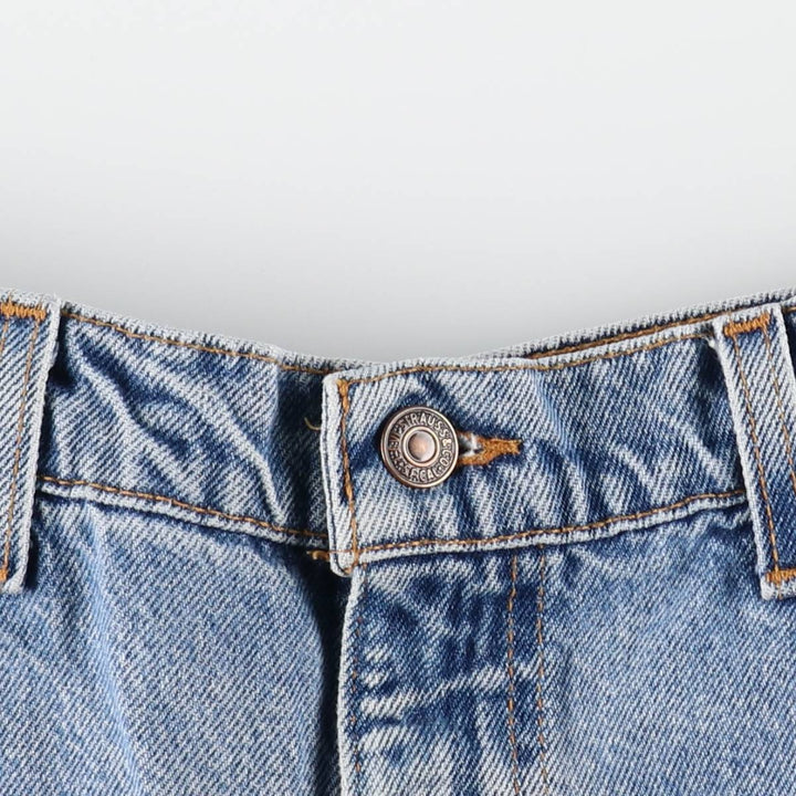90'S Levi's 550 Relaxed Fit 36550-0214 Denim Shorts, Made in USA, Men's W35 (approx.) cotton blue type Vintage Second Hand