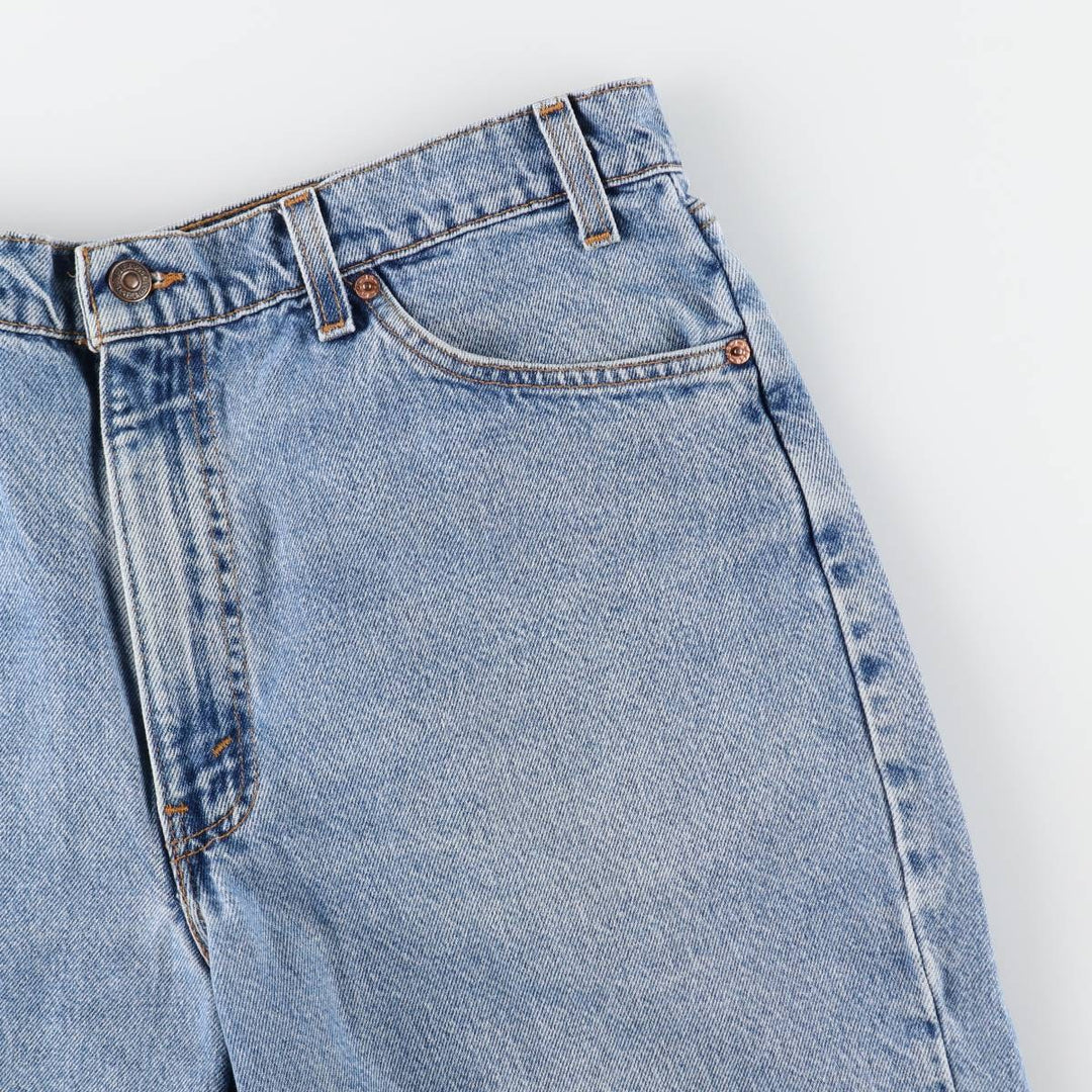 90'S Levi's 550 Relaxed Fit 36550-0214 Denim Shorts, Made in USA, Men's W35 (approx.) cotton blue type Vintage Second Hand