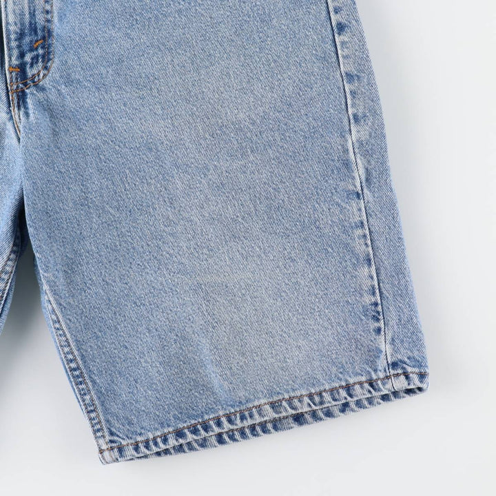 90'S Levi's 550 Relaxed Fit 36550-0214 Denim Shorts, Made in USA, Men's W35 (approx.) cotton blue type Vintage Second Hand