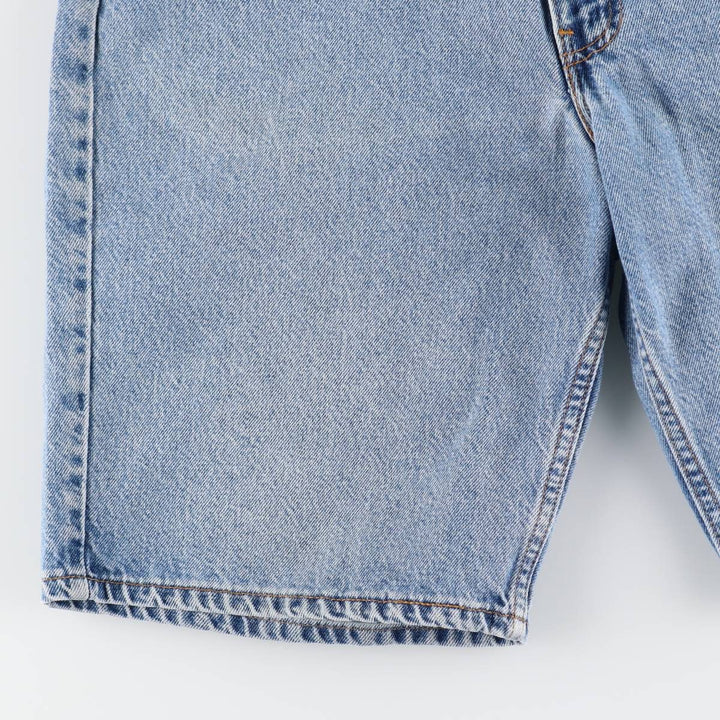 90'S Levi's 550 Relaxed Fit 36550-0214 Denim Shorts, Made in USA, Men's W35 (approx.) cotton blue type Vintage Second Hand
