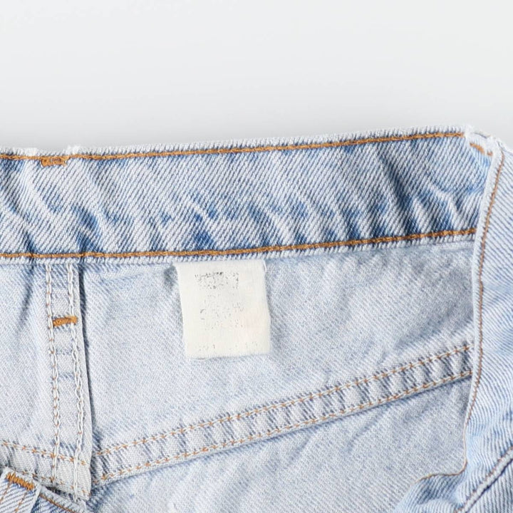 90'S Levi's 550 Relaxed Fit Orange Tab Denim Shorts, Half Pants, Jorts, Men's, W32, Vintage unclear Blue type light blue Vintage Second Hand